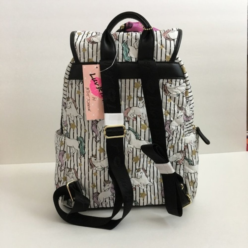 Betsey Johnson Unicorn Harajuku Kawaii Backpack - Picture 5 of 8